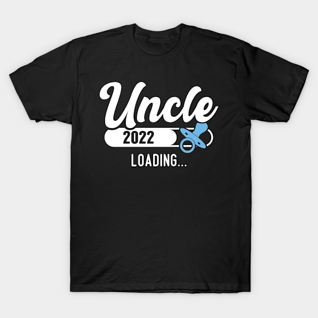 Uncle 2022 Loading Bar For Pregnancy announcement T-Shirt by Arts-lf